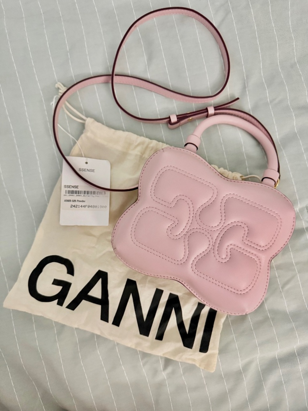 Pink Small Butterfly Crossbody Bag